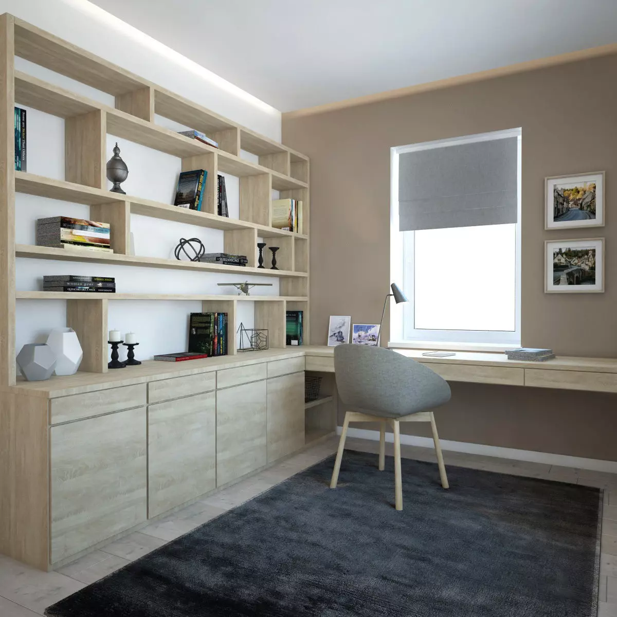 Work table 3D model_0