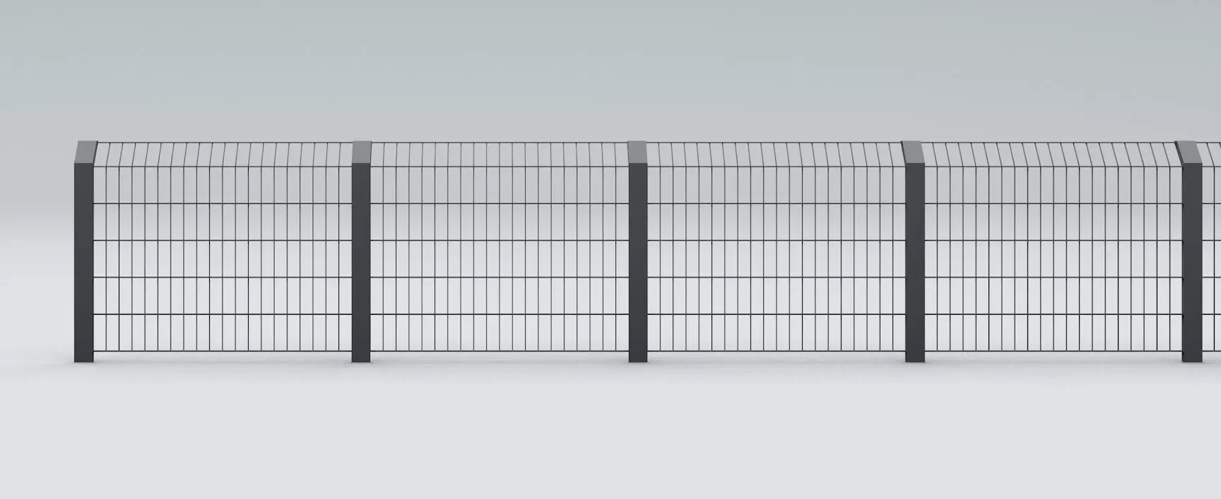 Fence wire 3D model_0
