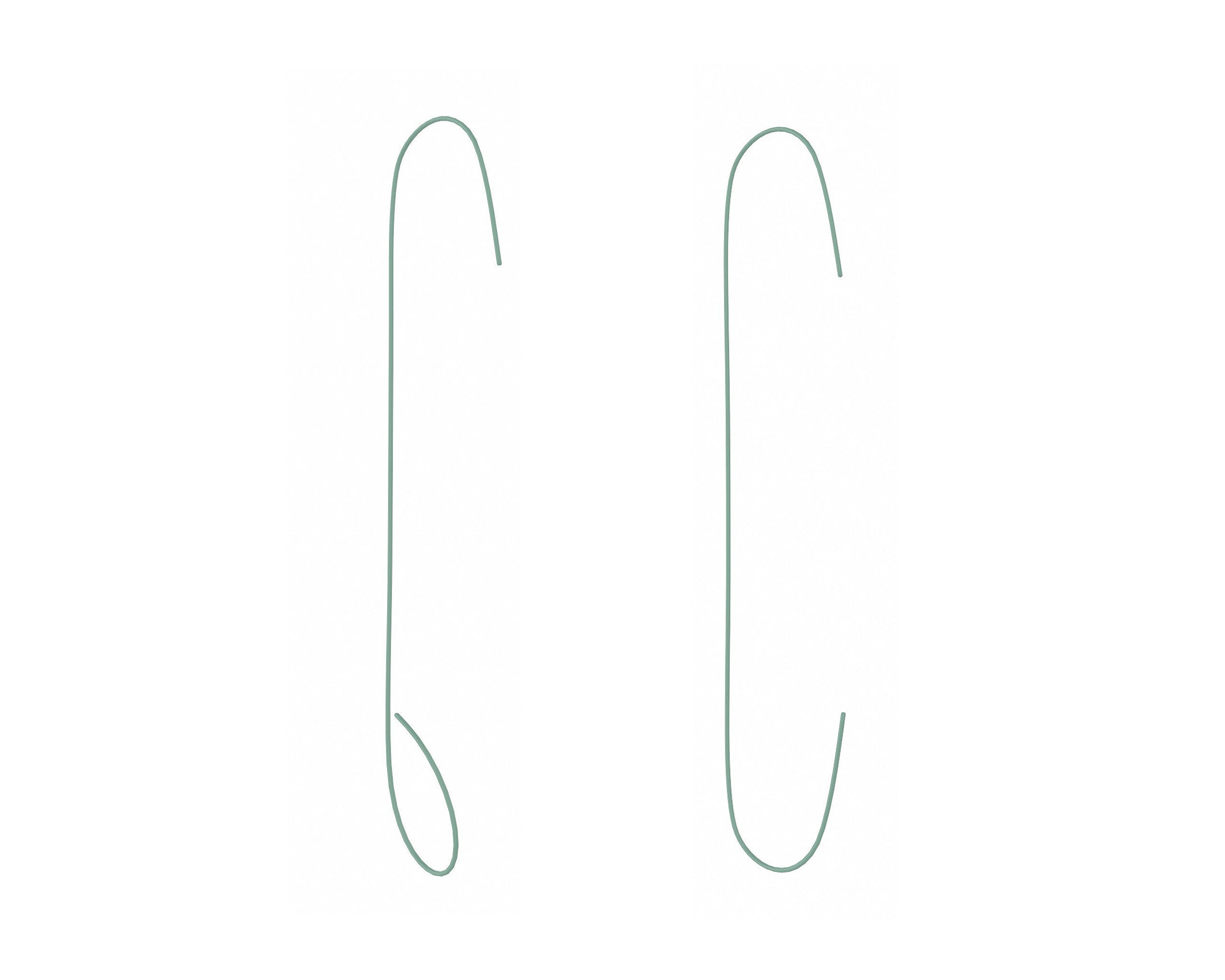 Black and White Baubles Collection with Hooks 3D model_10