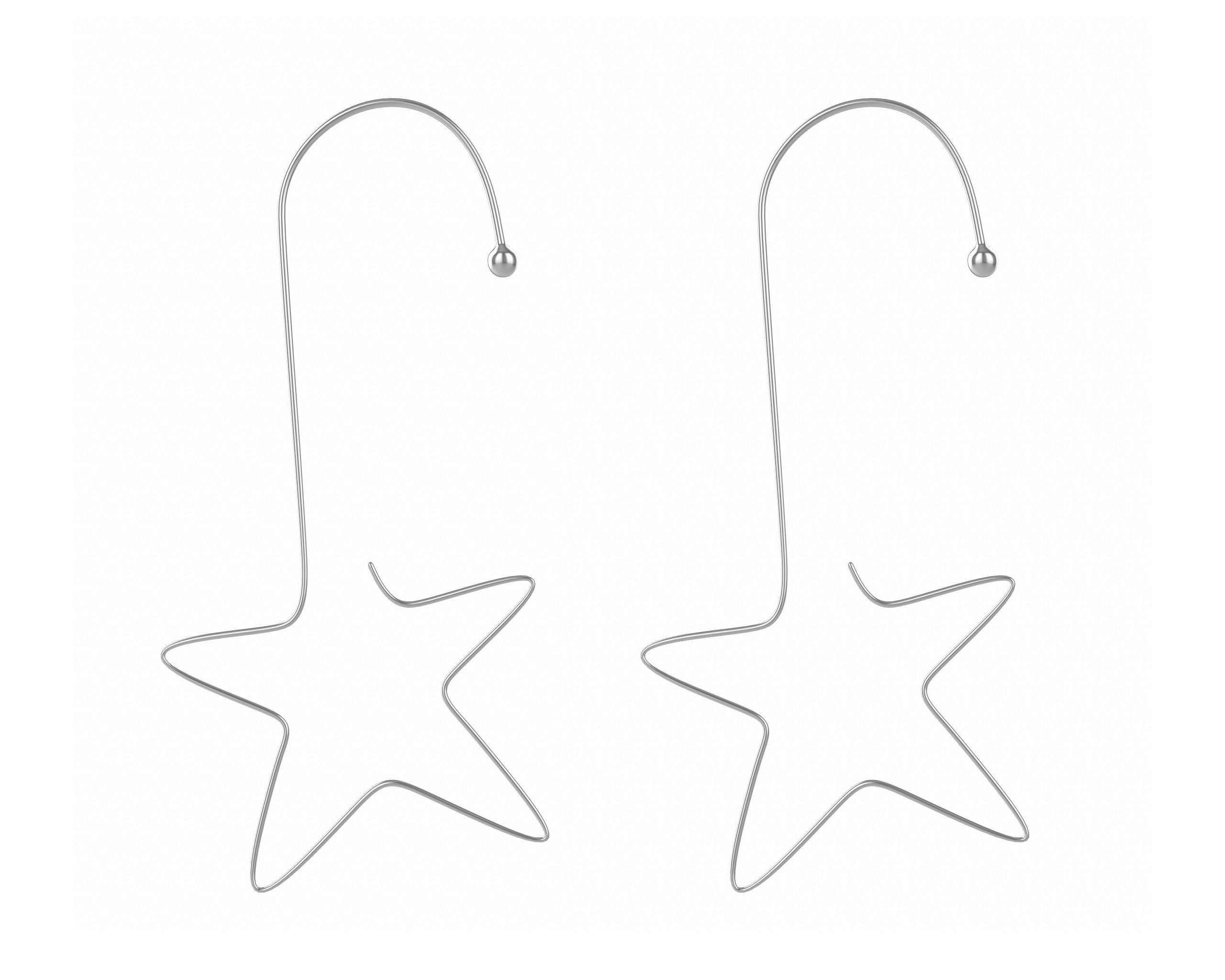 Black and White Baubles Collection with Hooks 3D model_8