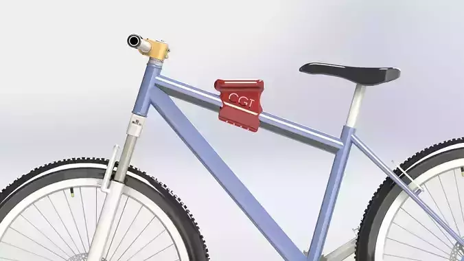 FriendSeat mountain bike 3D print model