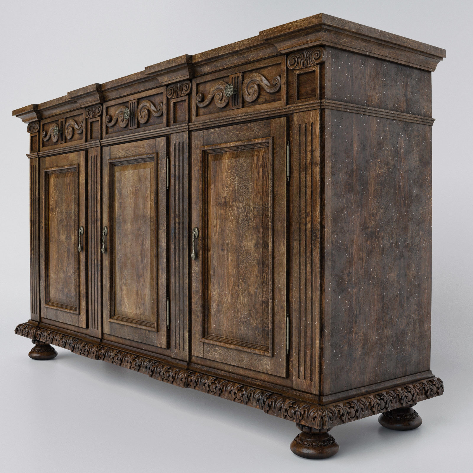 Hooker Rhapsody Credenza 3D model_7