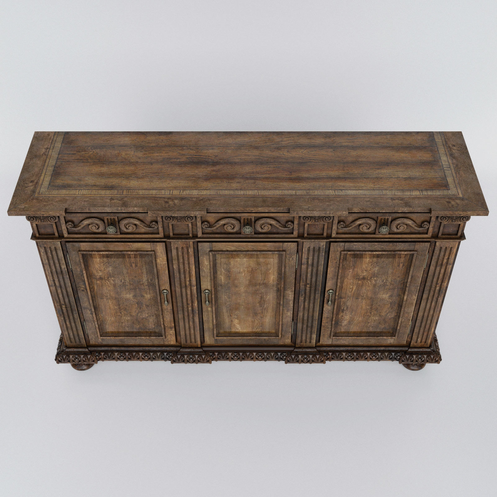 Hooker Rhapsody Credenza 3D model_8