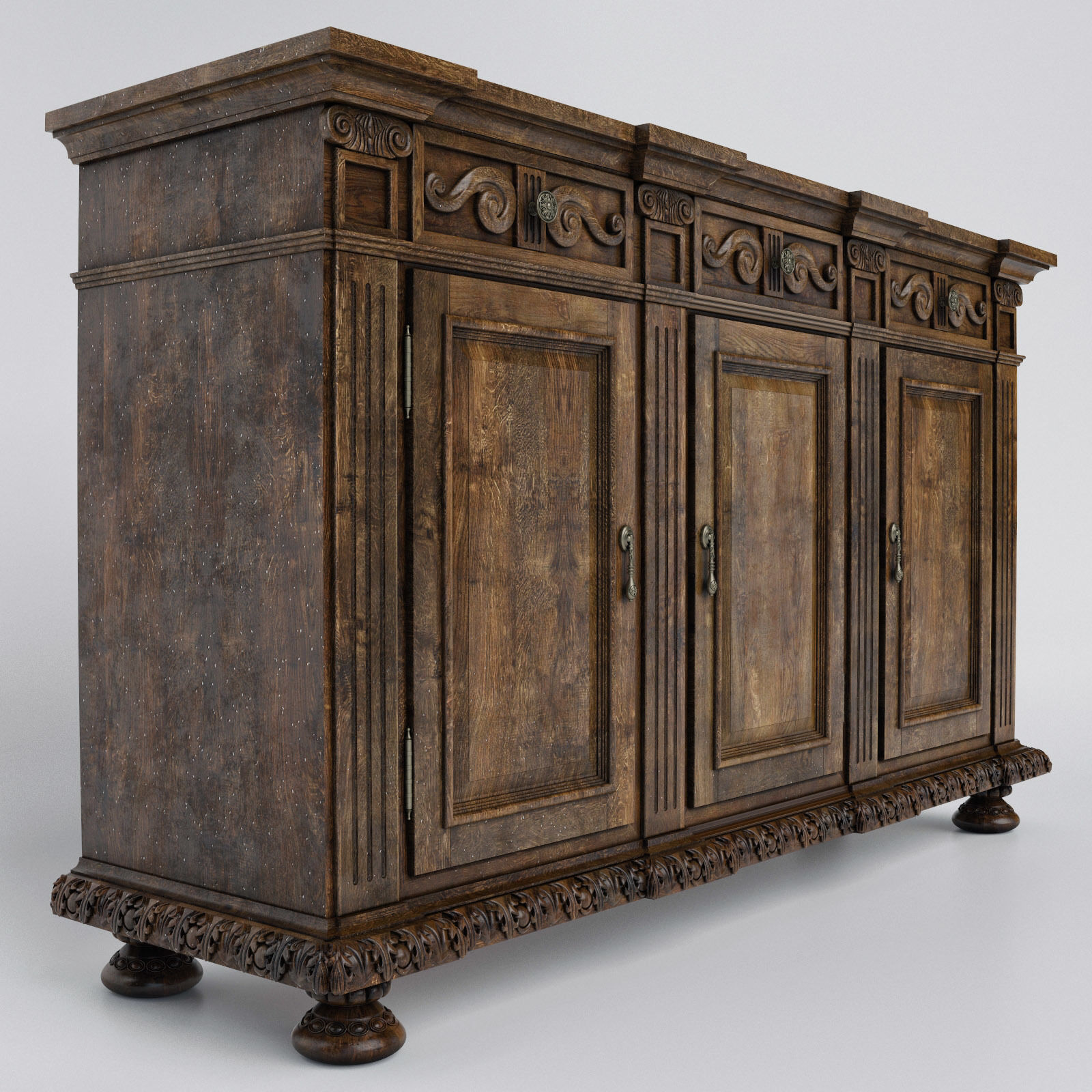 Hooker Rhapsody Credenza 3D model_6