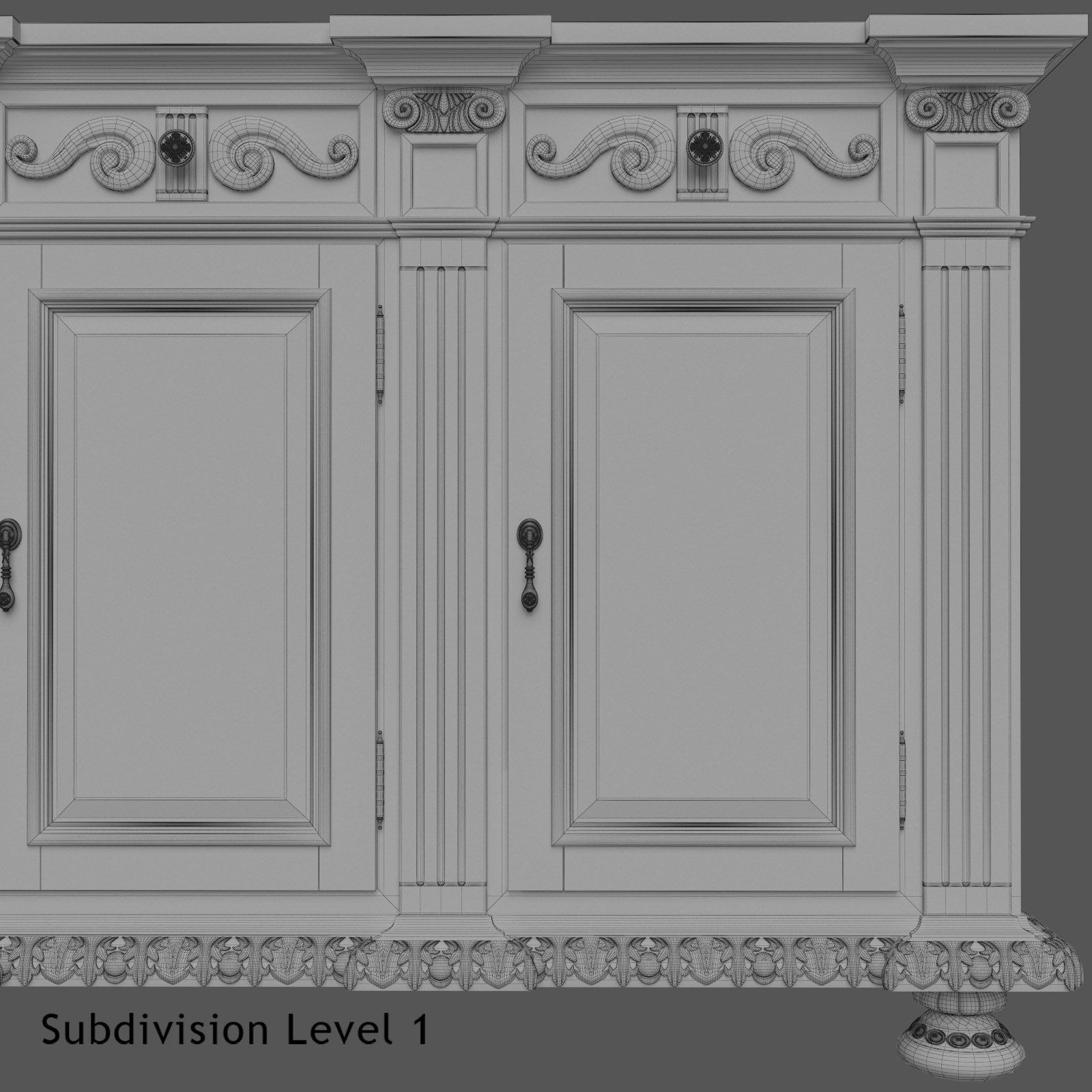 Hooker Rhapsody Credenza 3D model_17