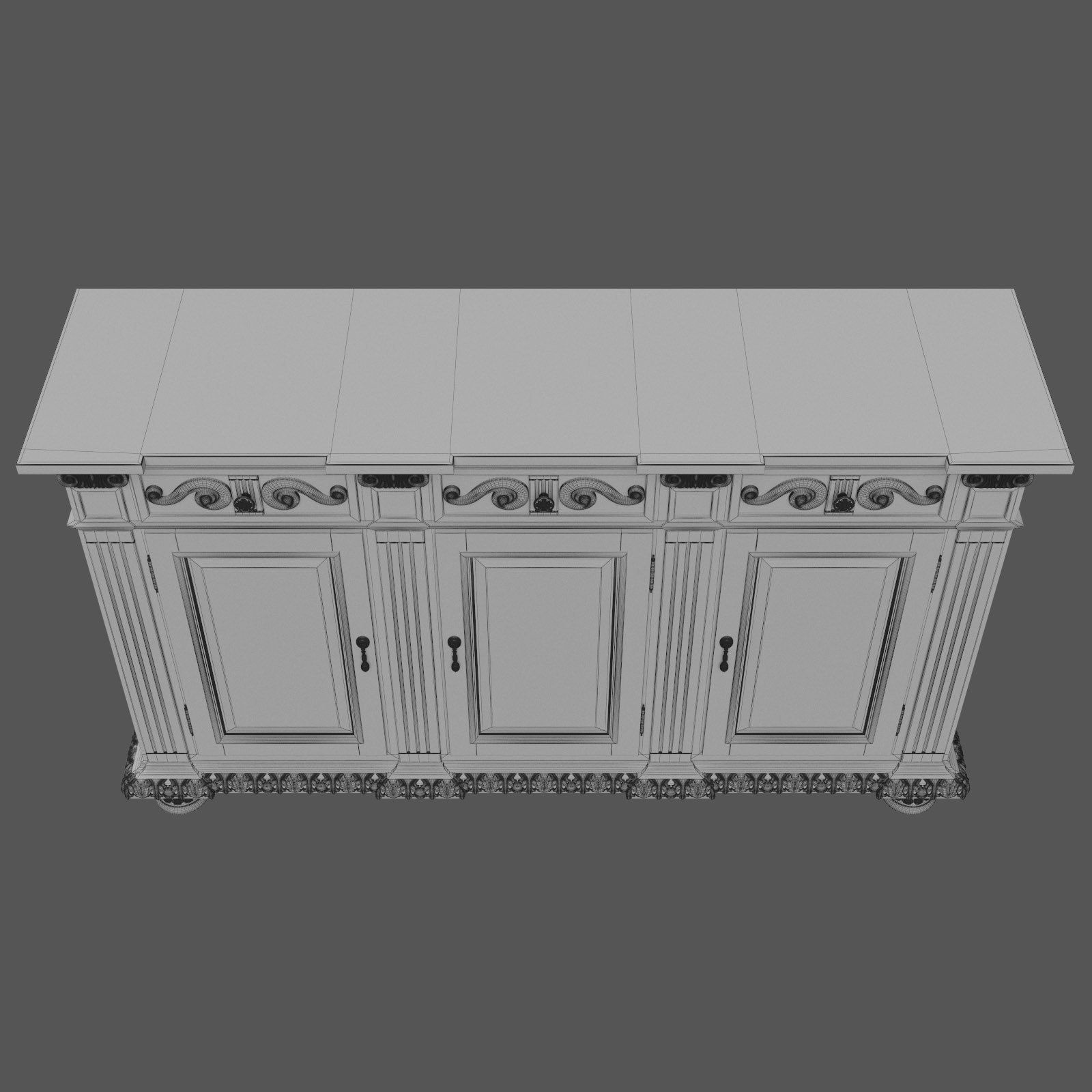 Hooker Rhapsody Credenza 3D model_11