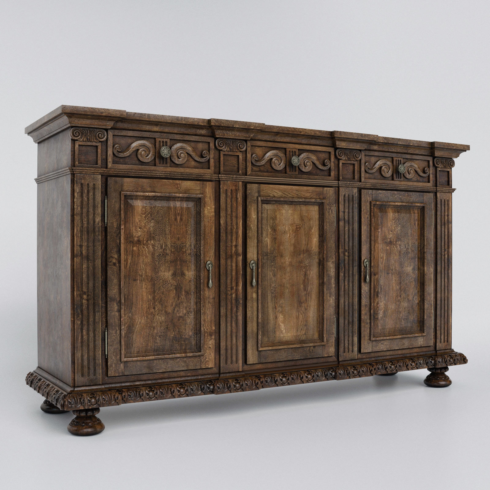 Hooker Rhapsody Credenza 3D model_1