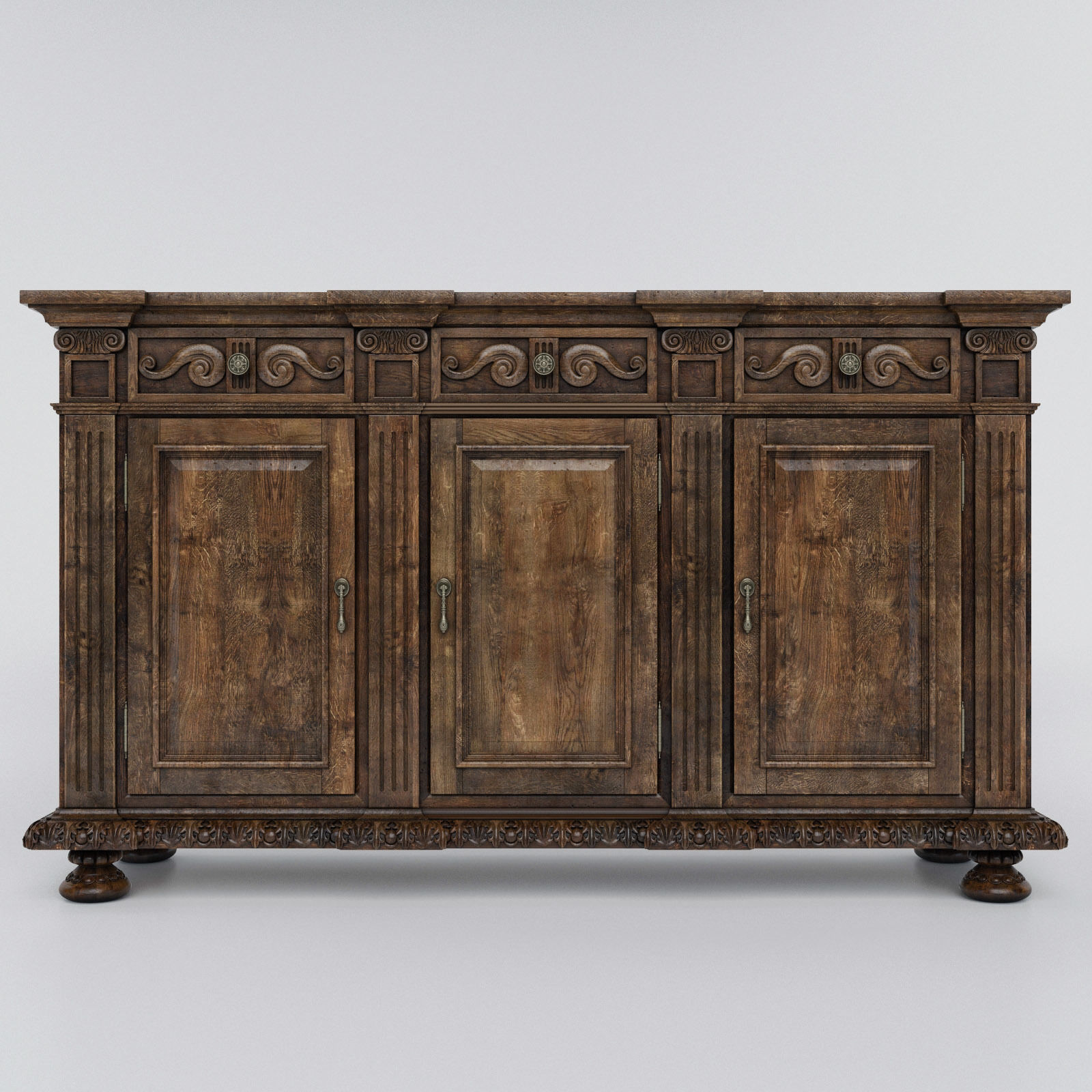 Hooker Rhapsody Credenza 3D model_2