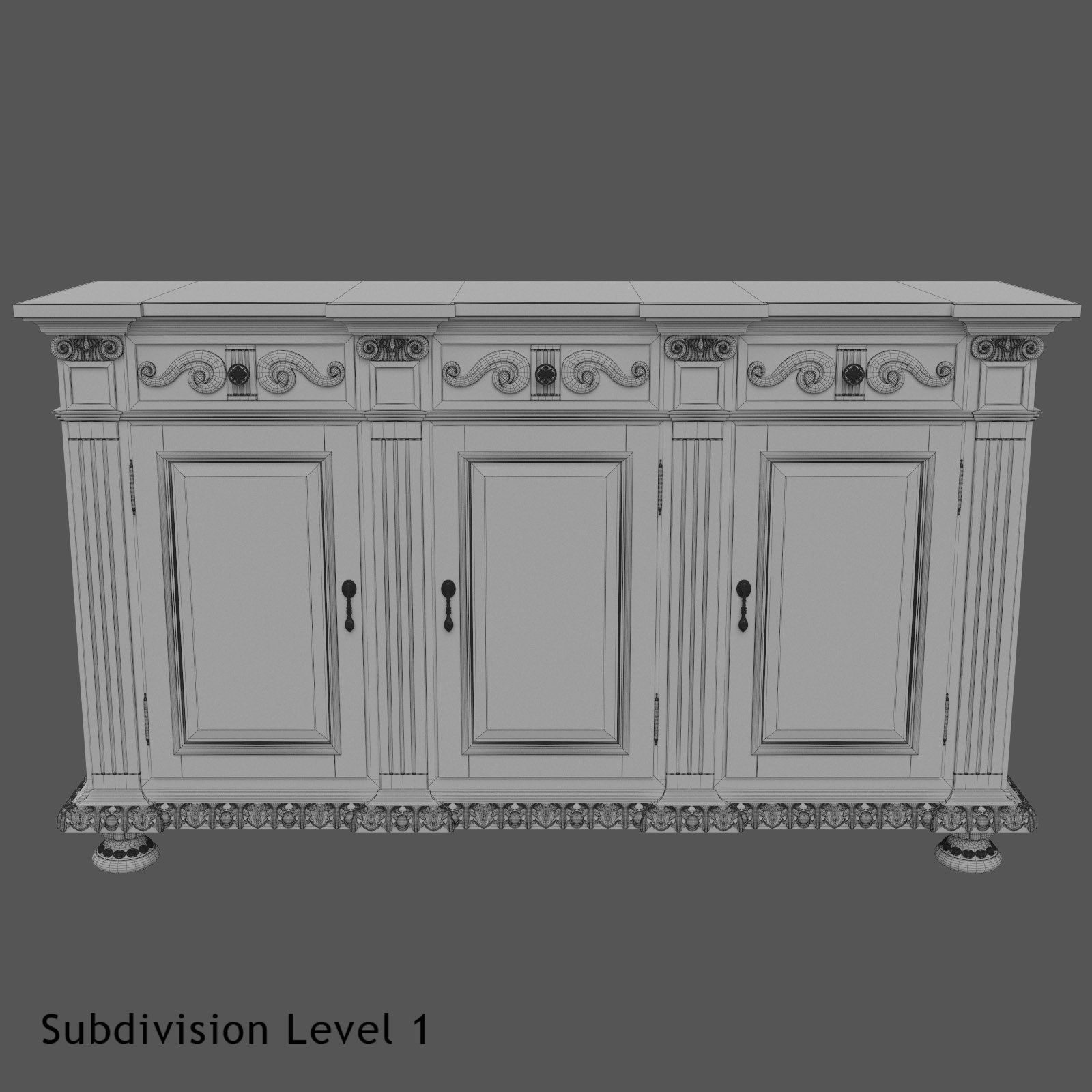 Hooker Rhapsody Credenza 3D model_14