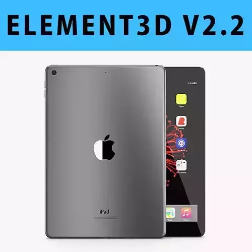 E3D - Apple iPad 97 Inch 2017 Wi-fi Space Grey 