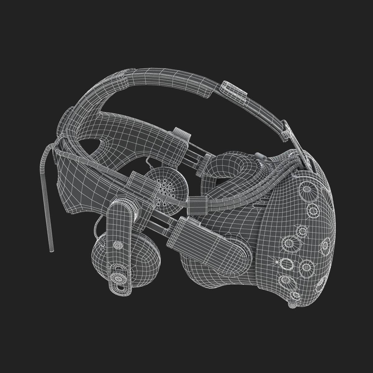 E3D - HTC Vive Deluxe Audio Strap model 3D model_9