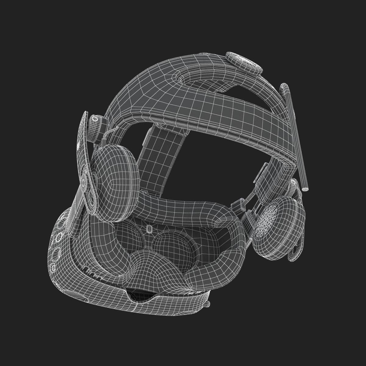E3D - HTC Vive Deluxe Audio Strap model 3D model_7