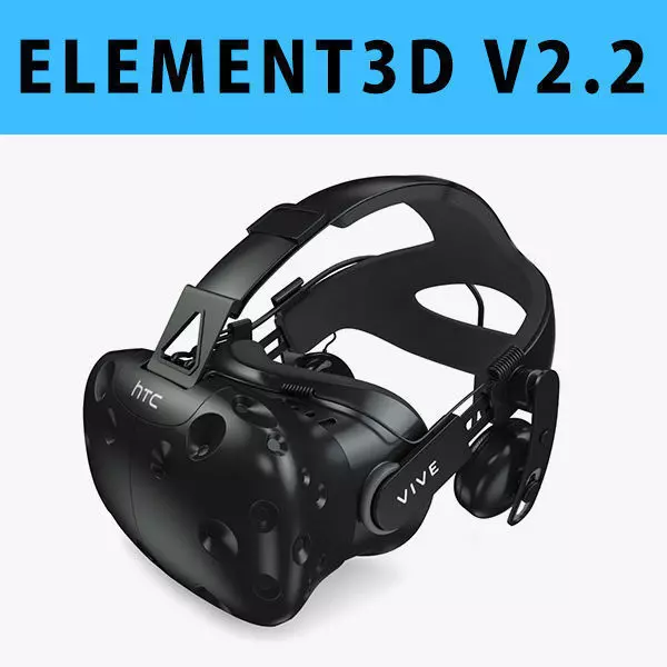 E3D - HTC Vive Deluxe Audio Strap model 3D model_0