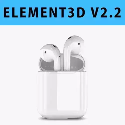 E3D - Apple AirPods model