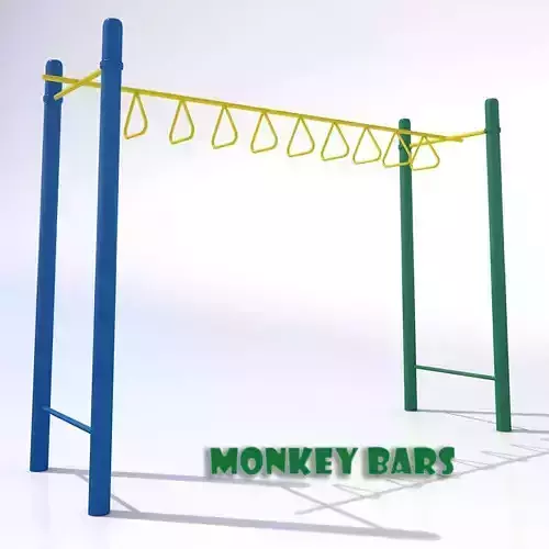 Monkey Bars-002 3D model