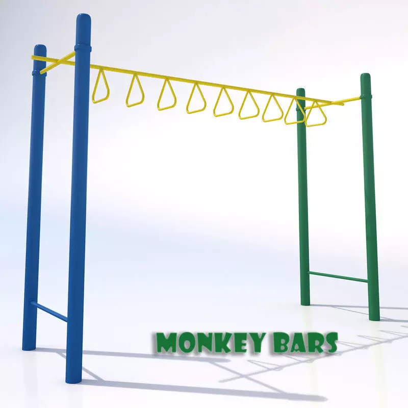 Monkey Bars-002 3D model_0