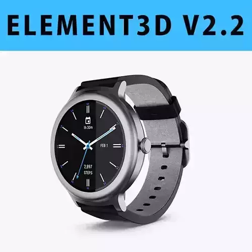 E3D - LG Watch Style 3D model