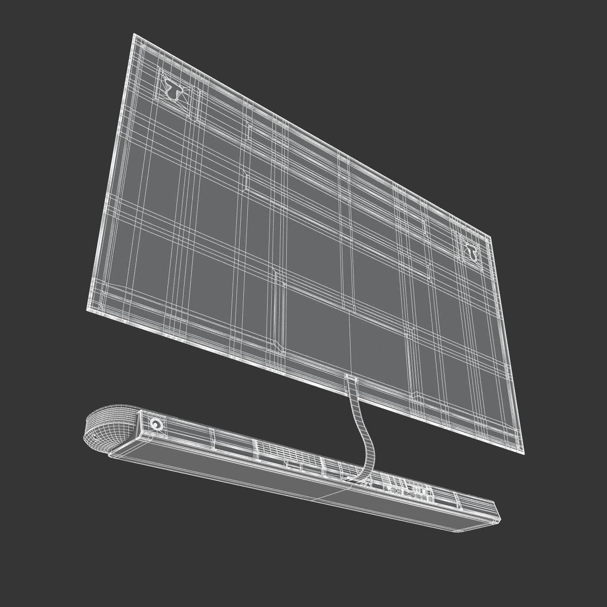 E3D - LG SIGNATURE OLED TV W 65 Inches model 3D model_7