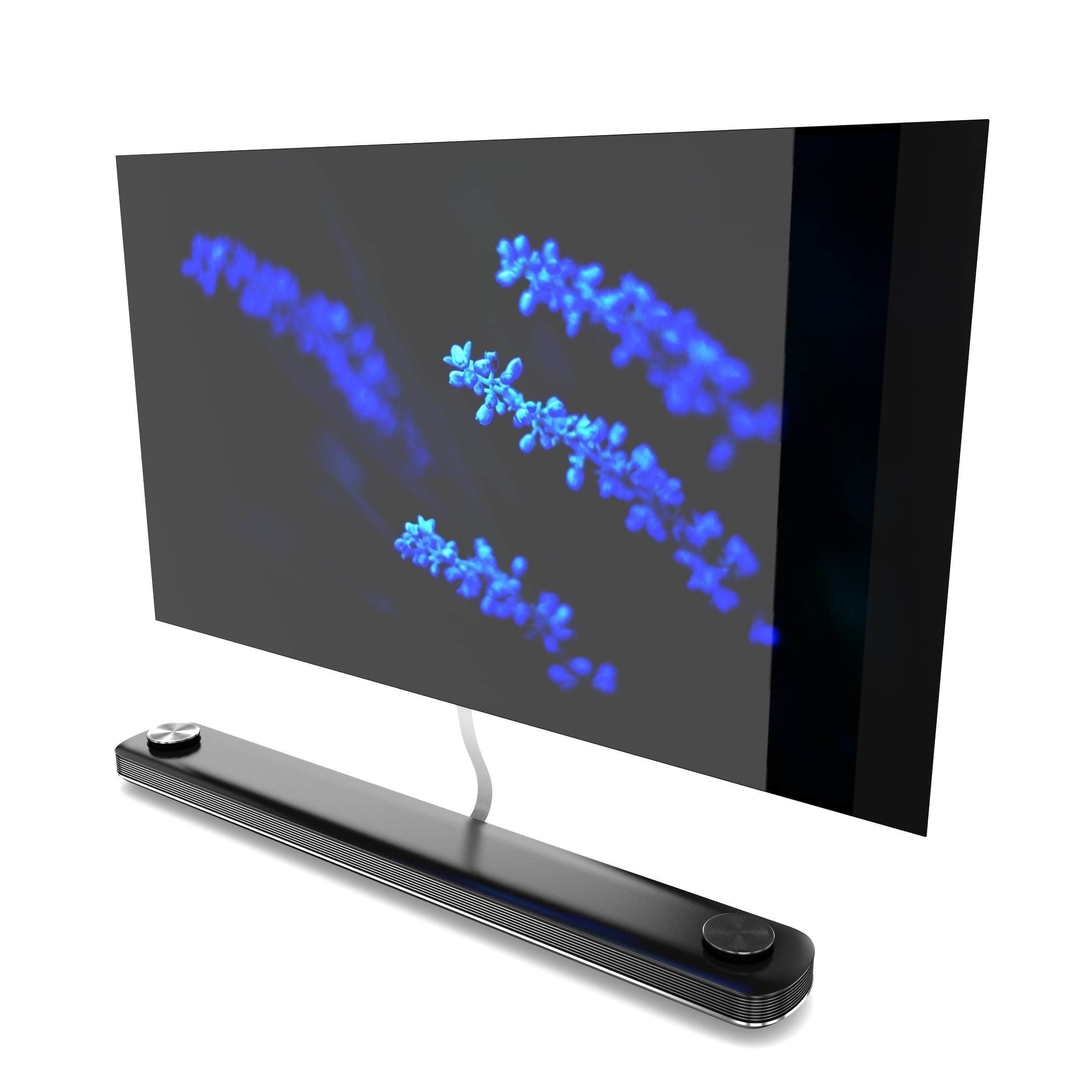 E3D - LG SIGNATURE OLED TV W 65 Inches model 3D model_2