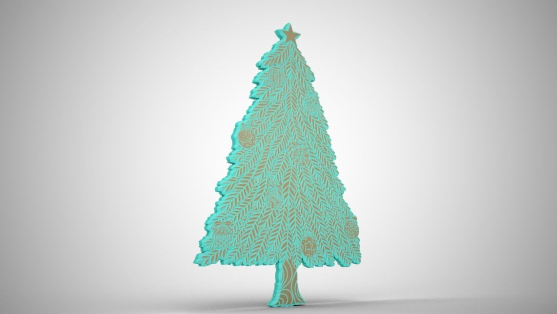 Christmas Ornament 3D print model_4