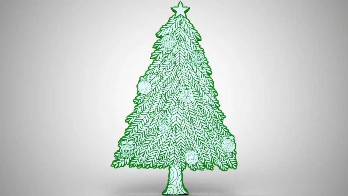 Christmas Ornament 3D print model_0