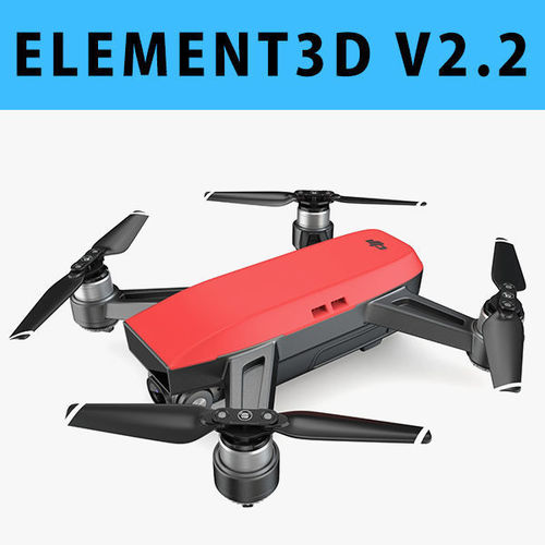 Cgtrader Drone Modeling Cgtrader Dji Phantom 3d Model Dji Spark 3d E3D DJI Spark Mini