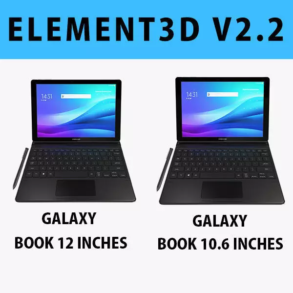E3D - Samsung Galaxy Book 12 10 6 Collection 3D 3D model_0