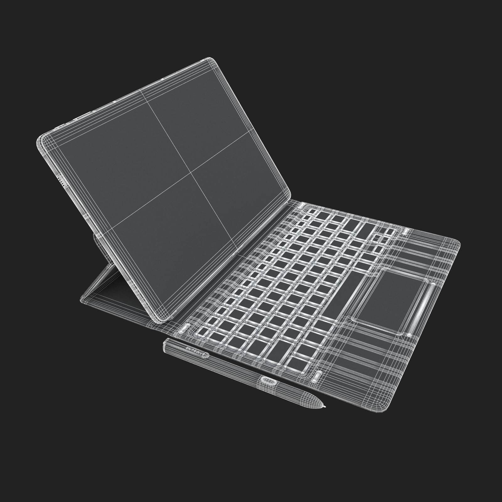 E3D - Samsung Galaxy Book 12 10 6 Collection 3D 3D model_14