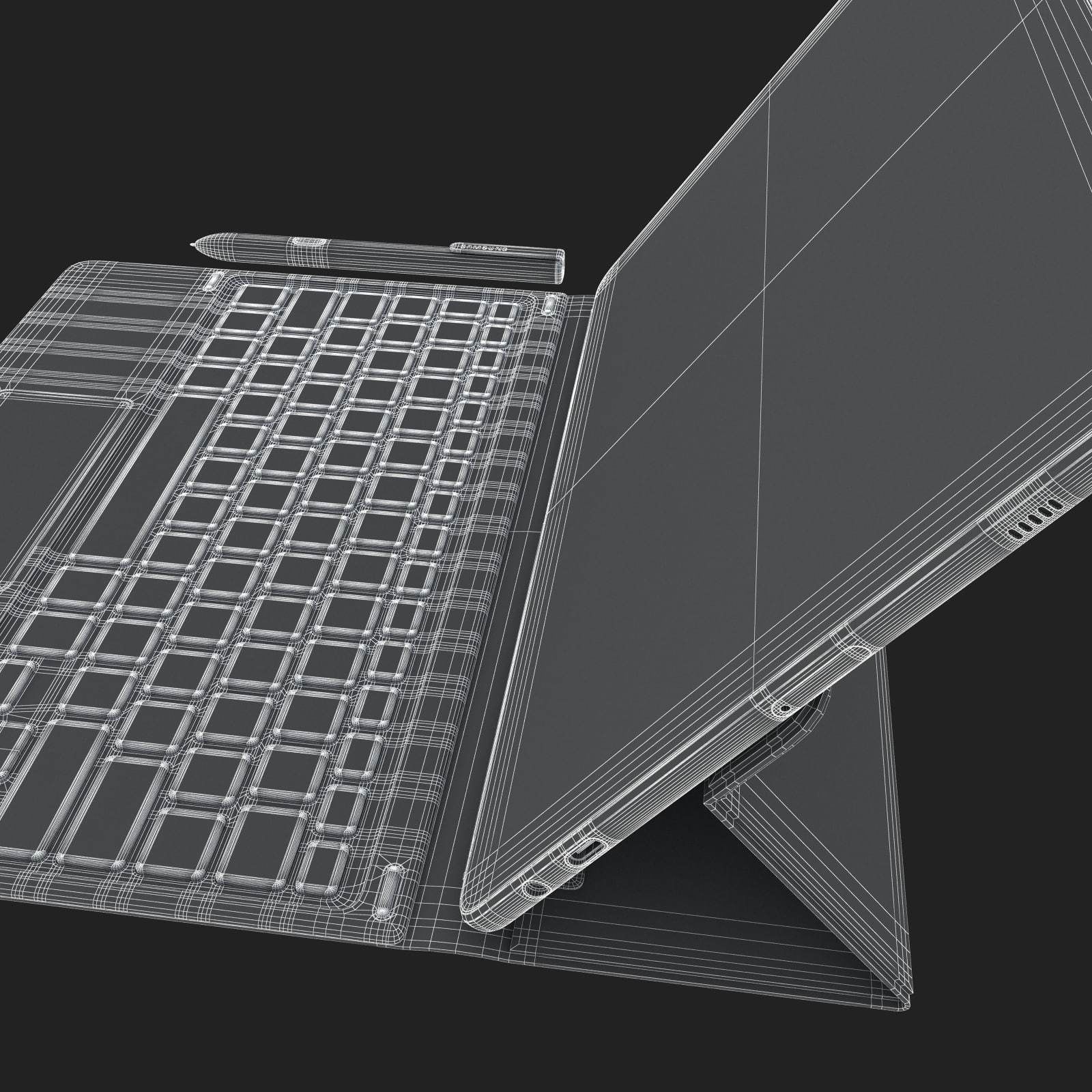 E3D - Samsung Galaxy Book 12 10 6 Collection 3D 3D model_12