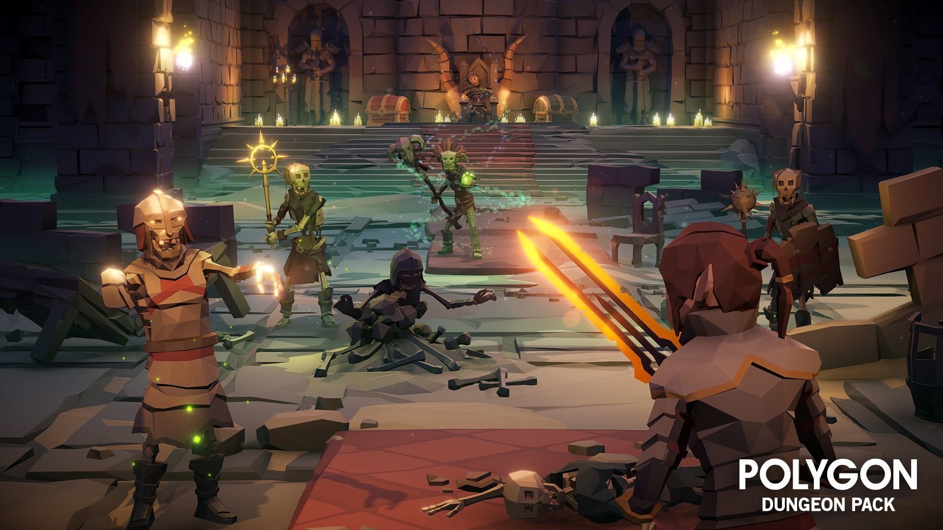 POLYGON - Dungeon Pack Low-poly 3D model_3