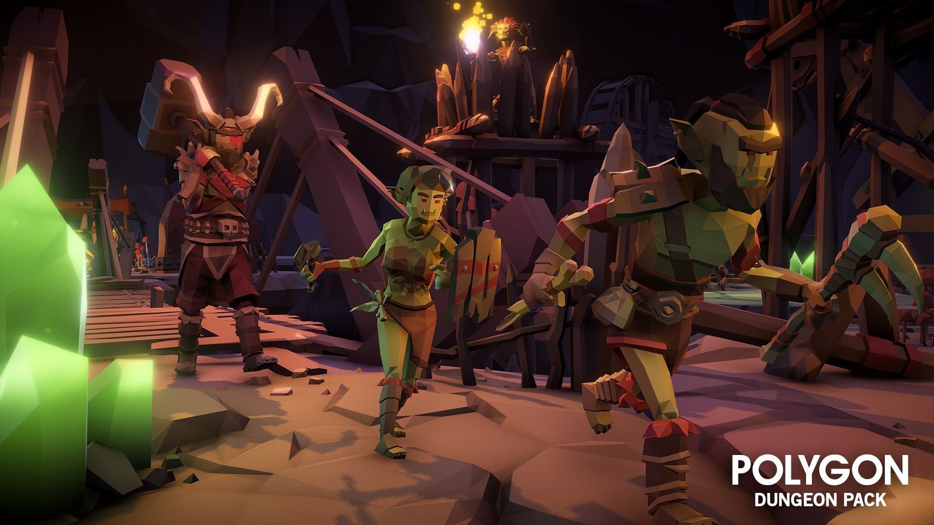 POLYGON - Dungeon Pack Low-poly 3D model_2