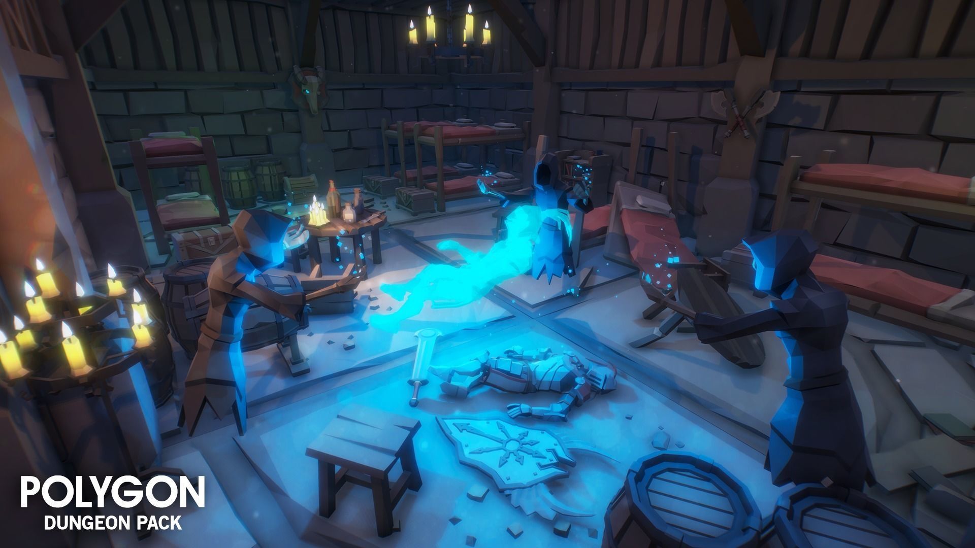 POLYGON - Dungeon Pack Low-poly 3D model_7