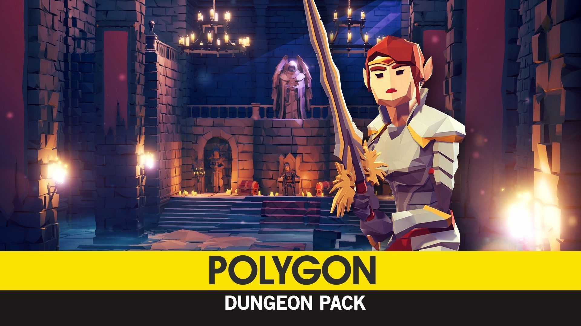 POLYGON - Dungeon Pack Low-poly 3D model_0