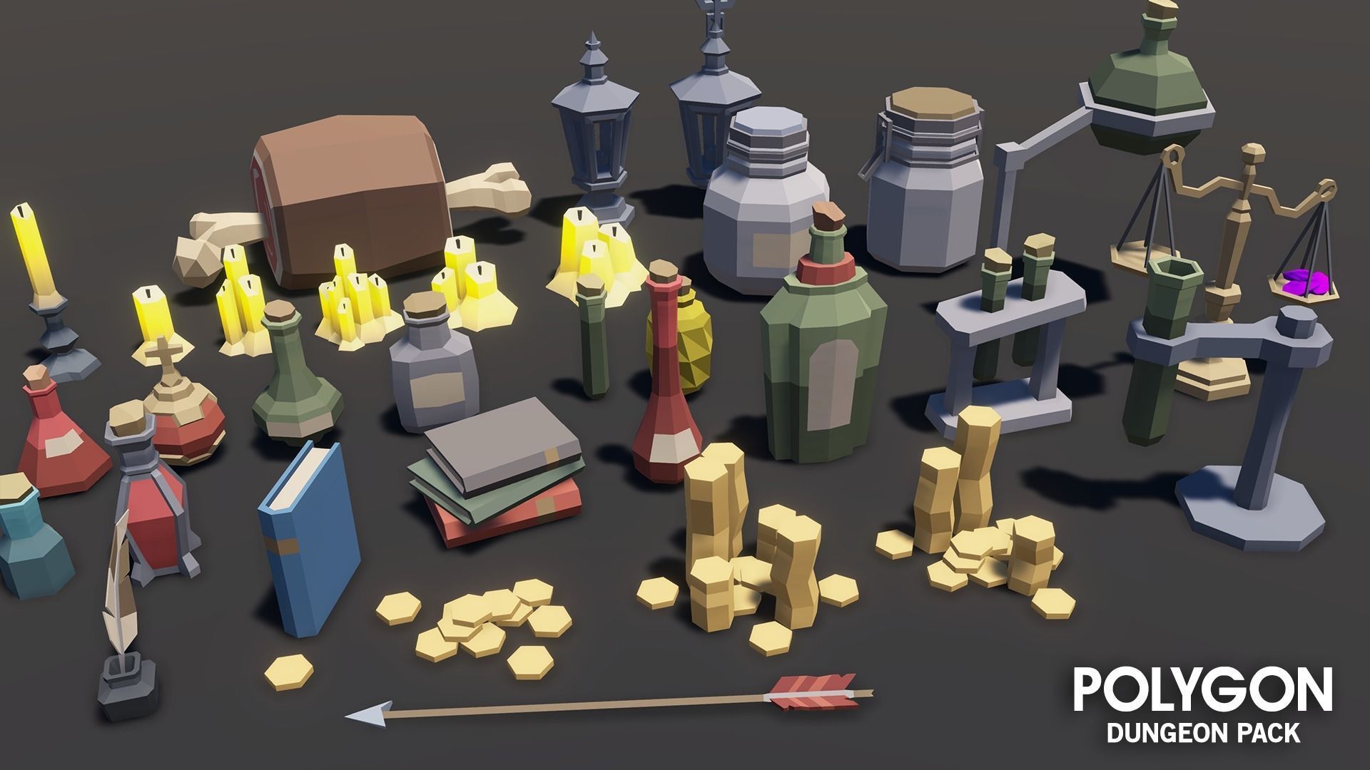 POLYGON - Dungeon Pack Low-poly 3D model_20