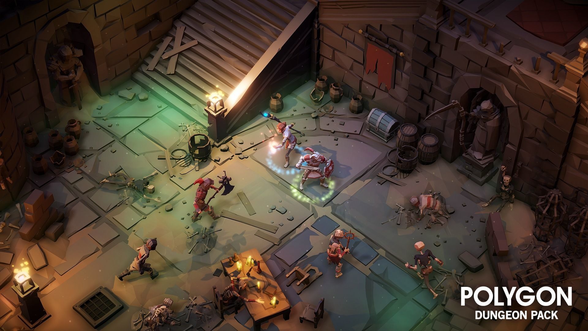 POLYGON - Dungeon Pack Low-poly 3D model_10