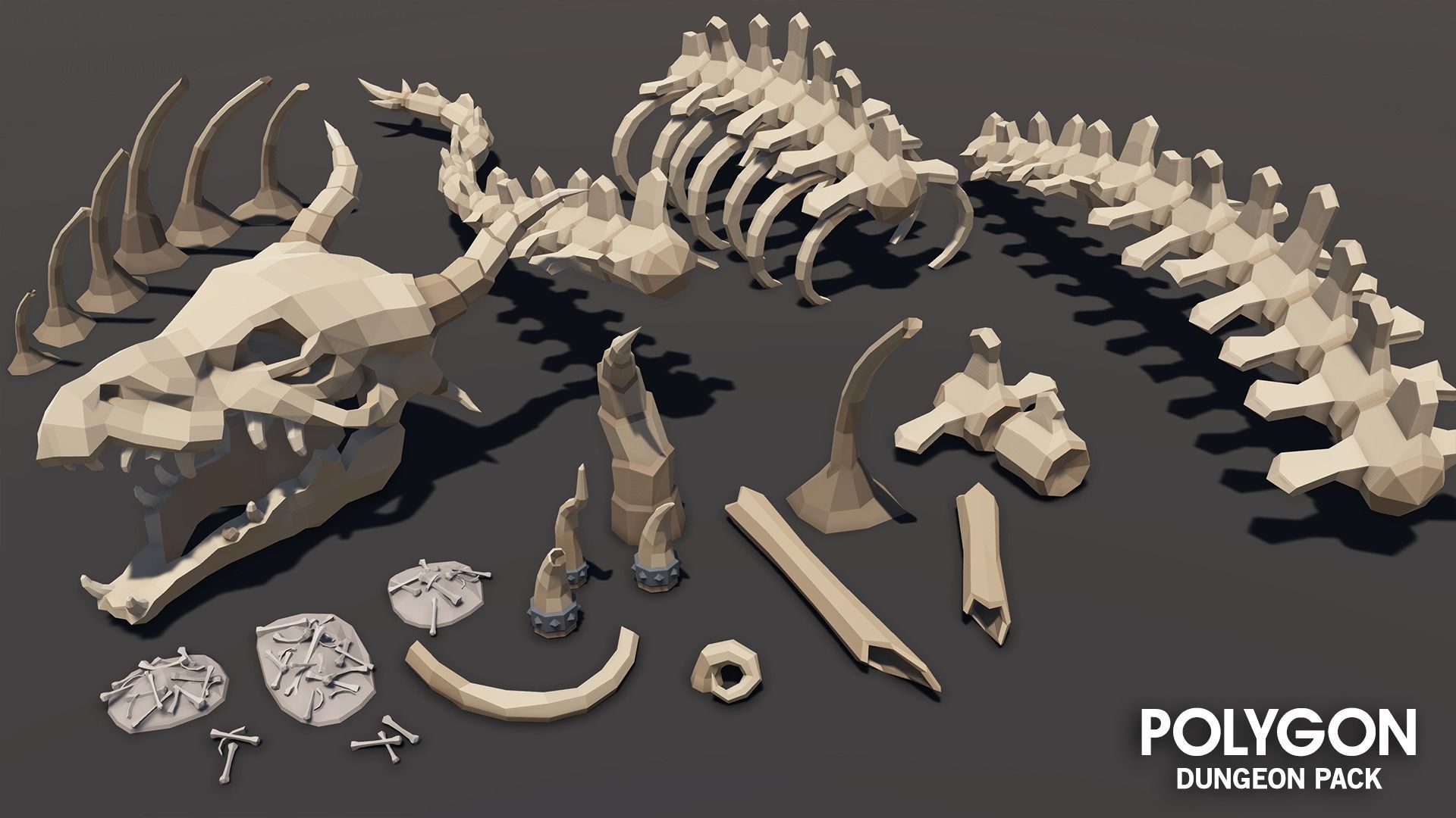 POLYGON - Dungeon Pack Low-poly 3D model_26