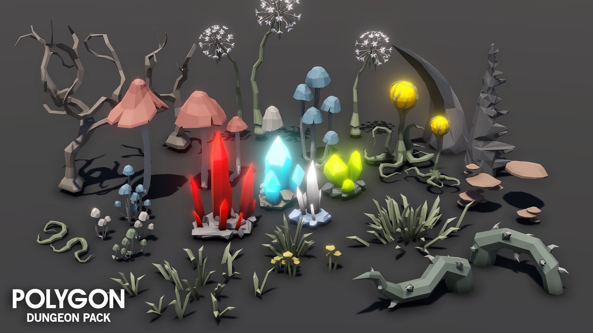 POLYGON - Dungeon Pack Low-poly 3D model_22