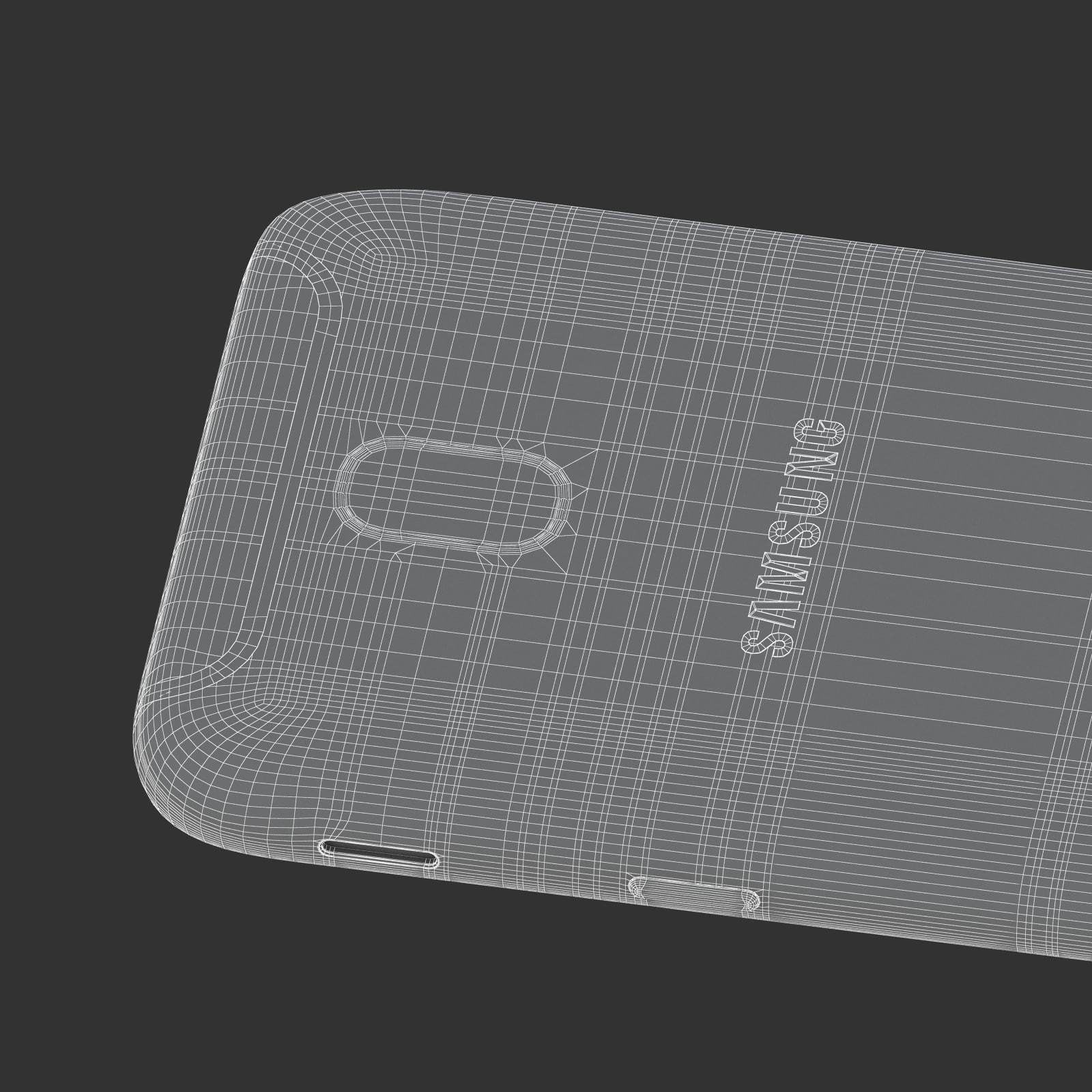 E3D - Samsung Galaxy J5 Official 2017 Black 3D model 3D model_10