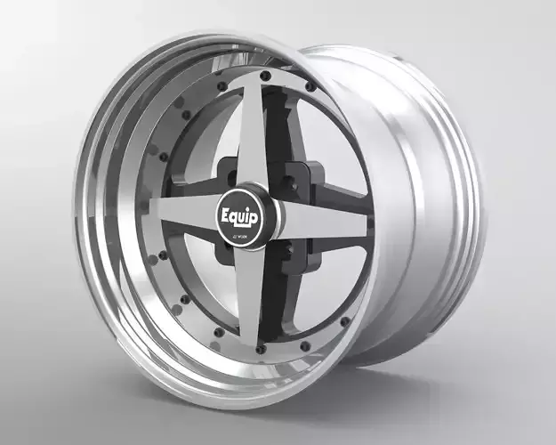 Wheels Work Equip 01 Low-poly 3D model