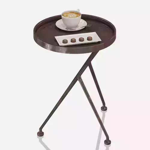 Kathy Kuo - Angular End Table 3D model