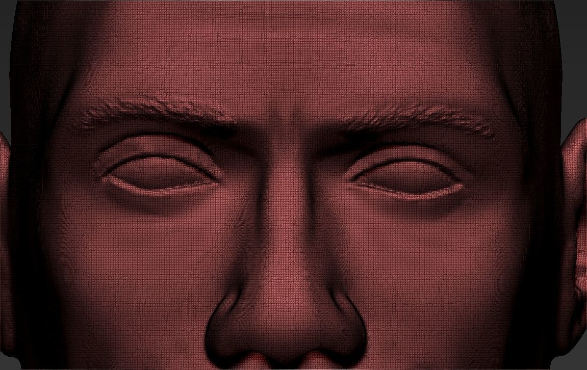 Dwayne The Rock Johnson standard version only mesh 3D model_16