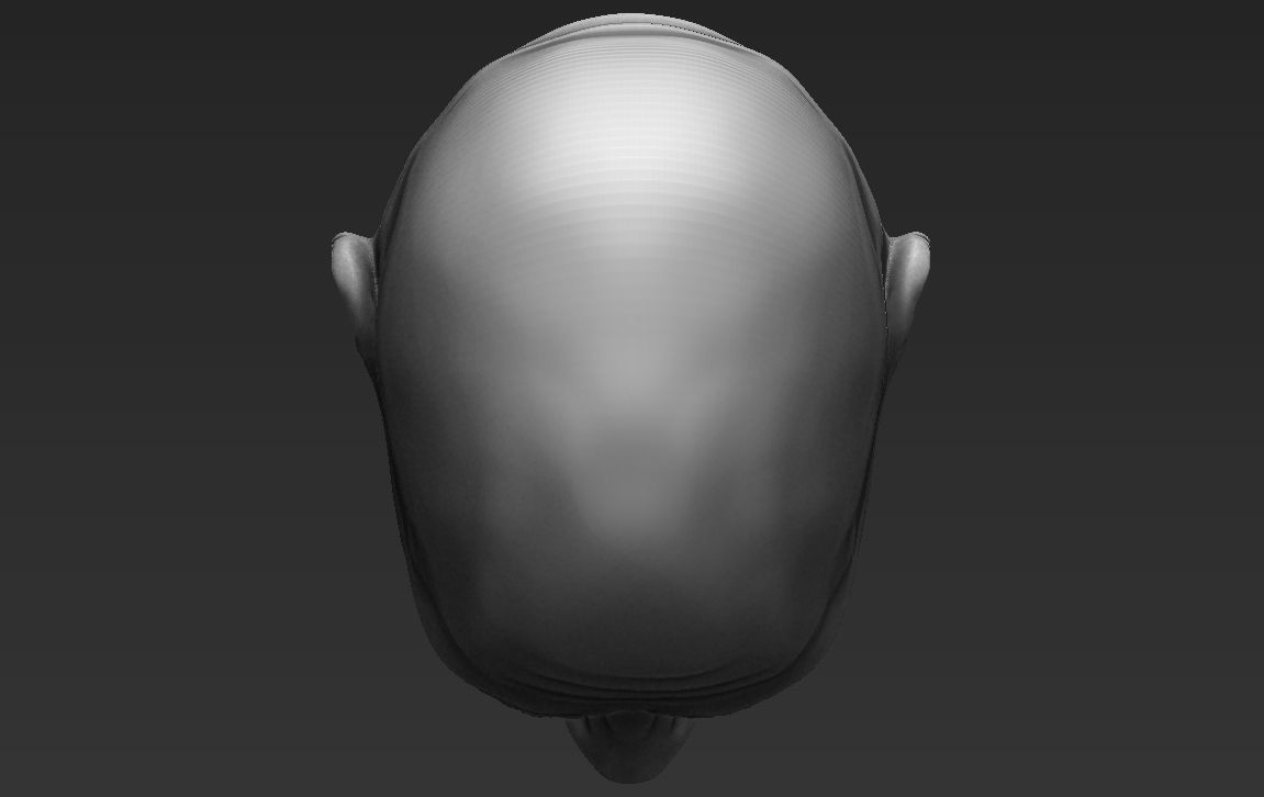 Dwayne The Rock Johnson standard version only mesh 3D model_12