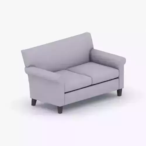 1116 - Sofa Low-poly 3D model