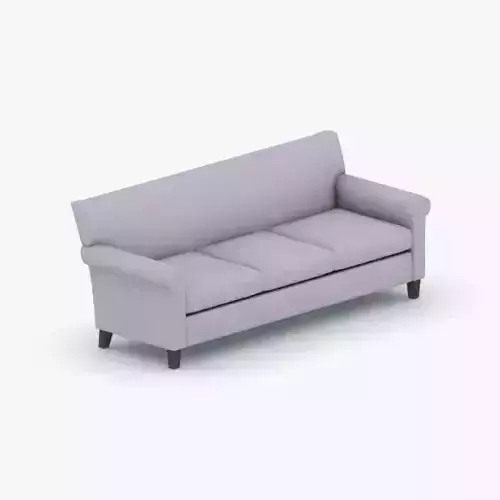 1117 - Sofa Low-poly 3D model