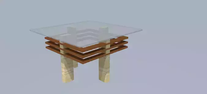 COFEE TABLE Low-poly 3D model