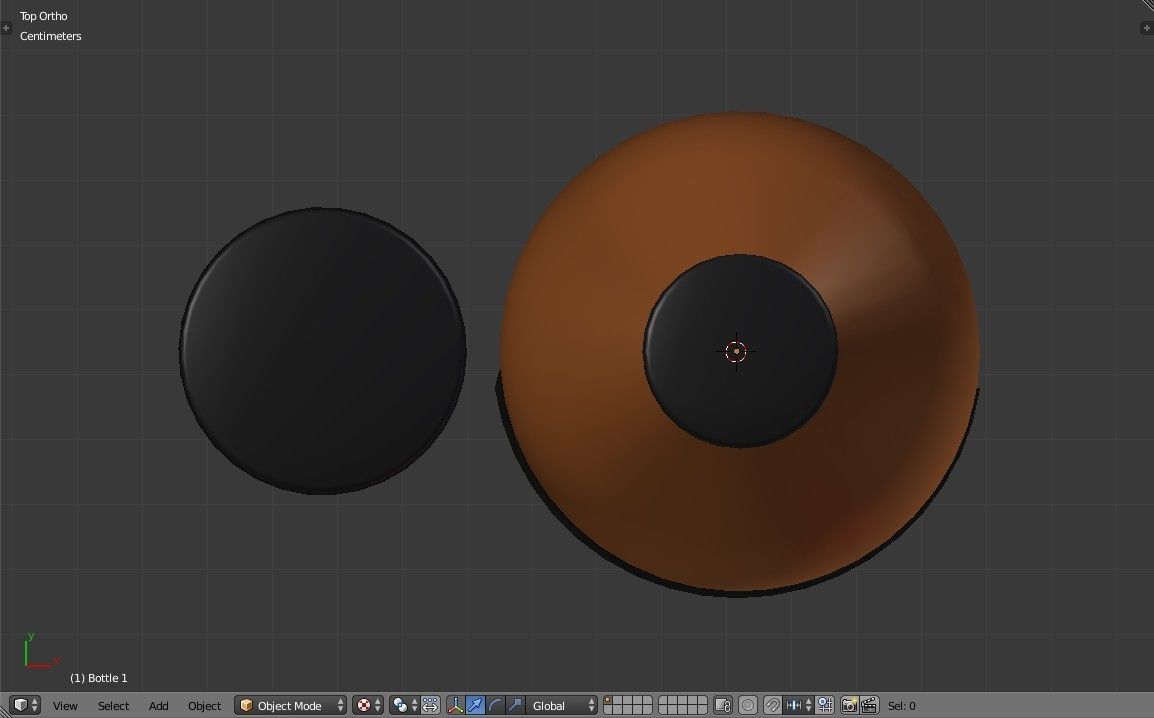 Bath Oil Bottles Low-poly 3D model_17