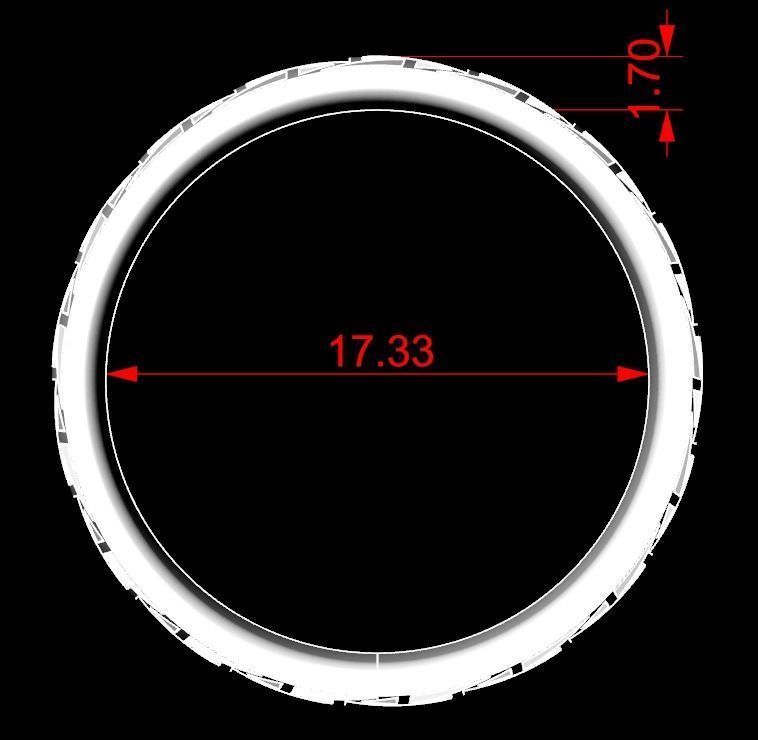 Stylish ring with triangles 271 3D print model_19