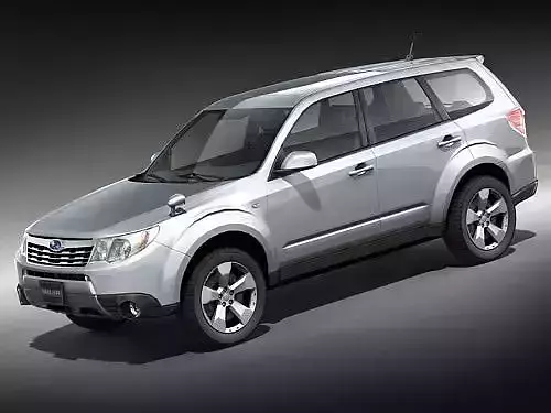 Subaru forester midpoly 3D model