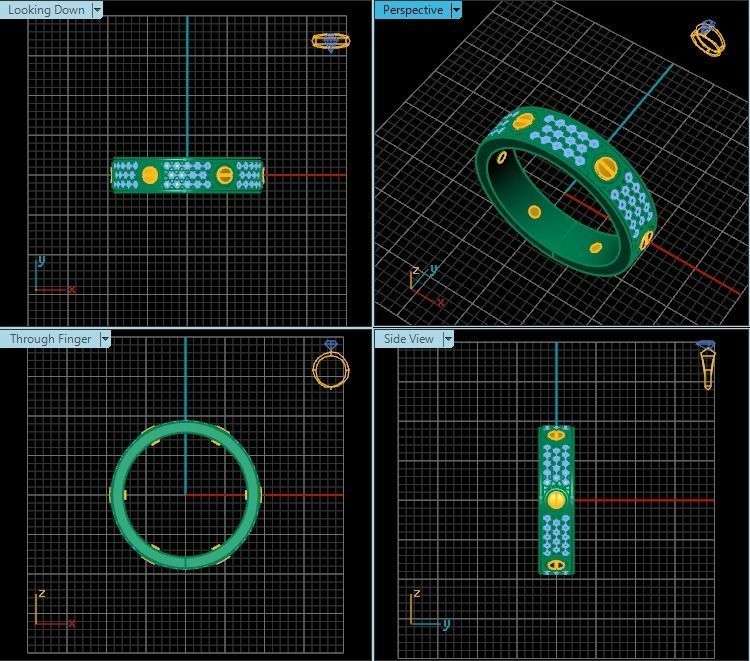 Ring T00661 3D print model_2