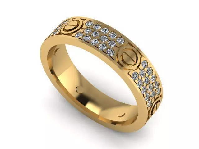 Ring T00661 3D print model_0